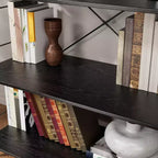 Étagère à livres moderne et simple de 45 pouces, étagère à livres en bois à 4 niveaux, étagère multifonctionnelle adaptée au salon et à la chambre