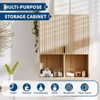 Meuble de Rangement Mural pour Salle de Bain, 58,4x73,7 cm, Armoire de Rangement Au-Dessus des Toilettes avec Étagère Réglable, Armoire à Pharmacie Moderne en Bois avec Charnières Amorties