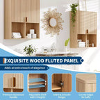 Meuble de Rangement Mural pour Salle de Bain, 58,4x73,7 cm, Armoire de Rangement Au-Dessus des Toilettes avec Étagère Réglable, Armoire à Pharmacie Moderne en Bois avec Charnières Amorties