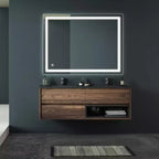 Acekool 32x24 Inch Bathroom Vanity Mirror with 3-Color Dimmable Touch, Anti-Fog, Wall Switch Control, Waterproof Rectangle Wall Mirror
