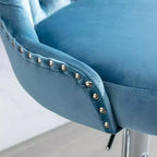 Tabourets de bar pivotants modernes, hauteur réglable 63,5-84 cm, revêtement en cuir PU avec dossier, pour îlot de cuisine, bar à domicile, comptoir