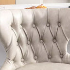 Tabourets de bar pivotants modernes, hauteur réglable 63,5-84 cm, revêtement en cuir PU avec dossier, pour îlot de cuisine, bar à domicile, comptoir