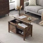 Table basse relevable avec rangement