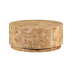 Table basse en frêne ronceux