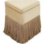 Pouf/Tabouret en velours