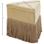 Pouf/Tabouret en velours