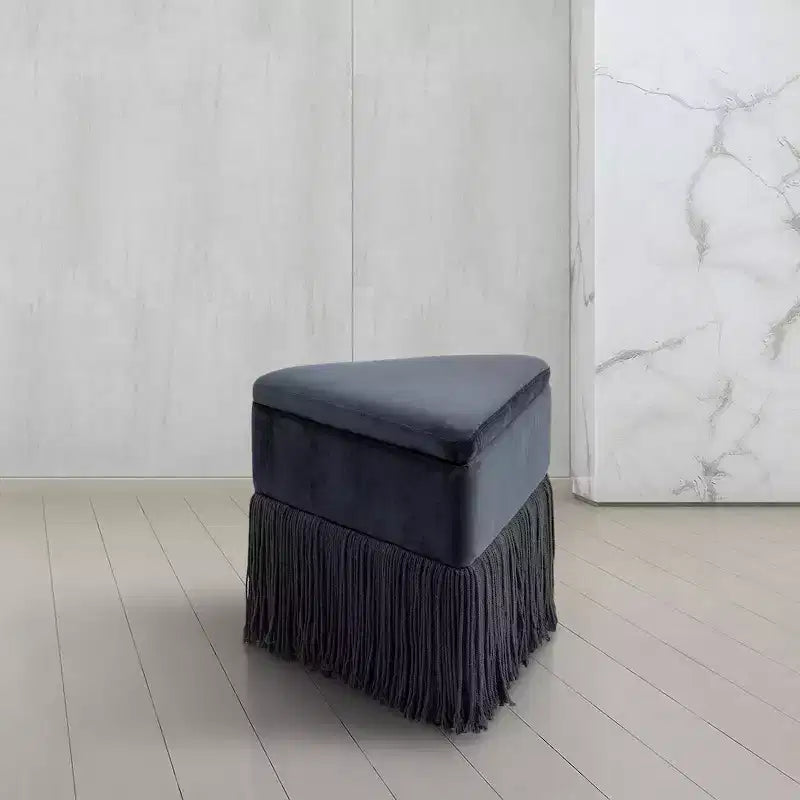 Pouf/Tabouret en velours