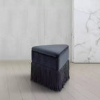 Pouf/Tabouret en velours