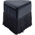 Pouf/Tabouret en velours