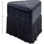Pouf/Tabouret en velours