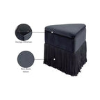Pouf/Tabouret en velours