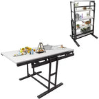 Étagère et Table 2-en-1 - Design Convertible Gain de Place