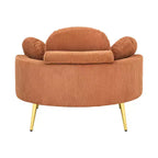 Canapé-lit moderne et compact avec pouf de rangement mobile, fauteuil rembourré pour salon, appartement