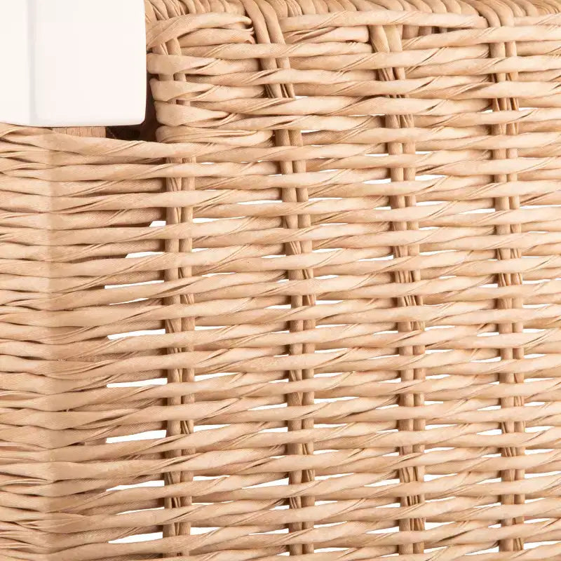 Tabouret de bar Newport en bois de 24 pouces avec assise en corde