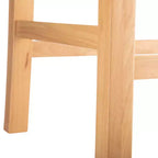 Tabouret de bar Newport en bois de 24 pouces avec assise en corde