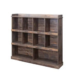 Étagère à Livres, Bibliothèque à 3 Niveaux avec Étagères Ouvertes, Organisateur de Rangement à 10 Cubes, Étagère à Livres Autoportante pour Chambre, Salon, Bureau