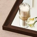 Miroir pleine longueur sur pied ou mural avec cadre en bois, 32*70