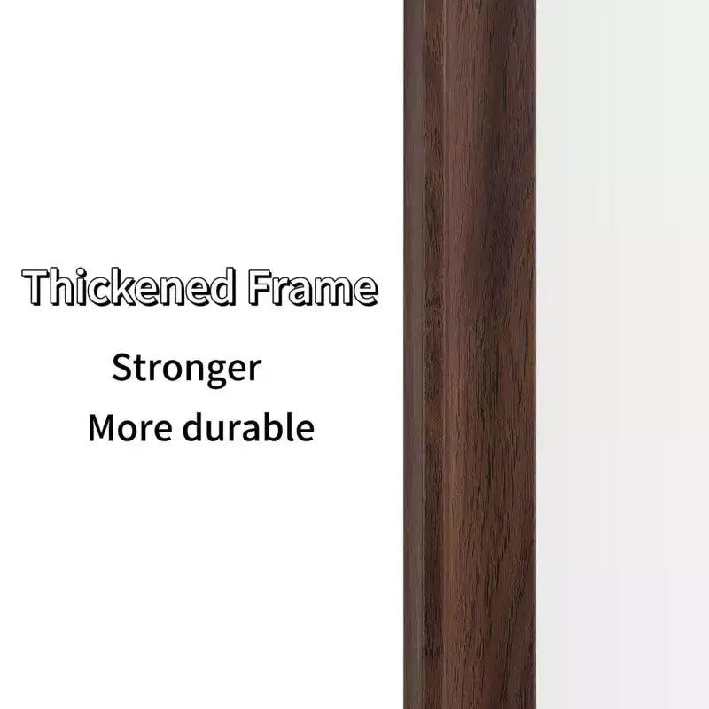 Miroir pleine longueur sur pied ou mural avec cadre en bois, 32*70